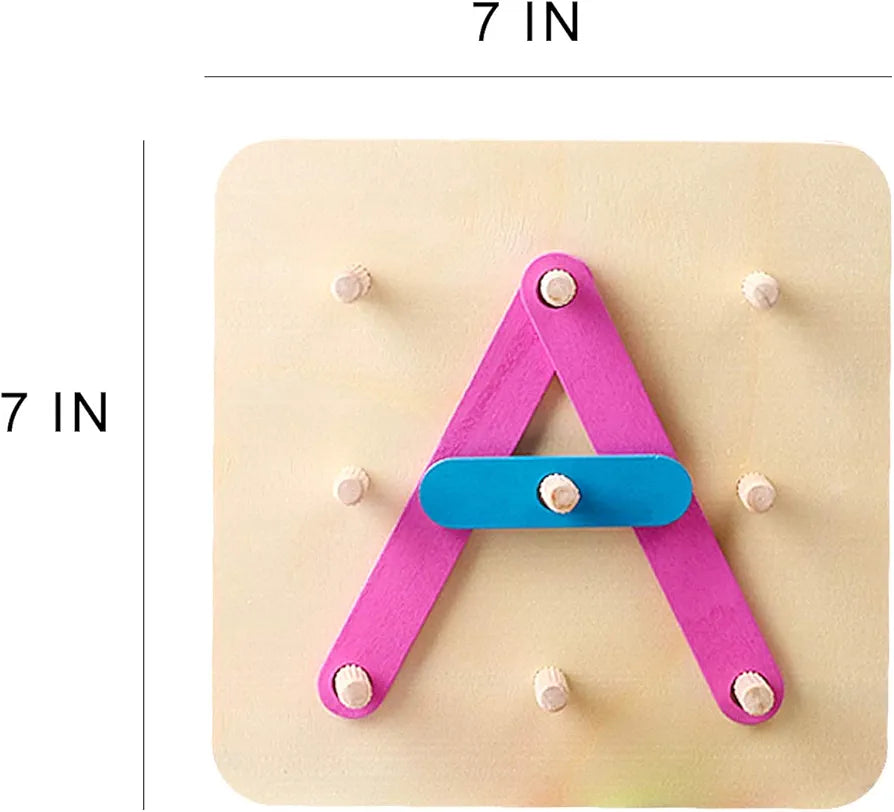 Wooden Shape Construction Activity Set - Small