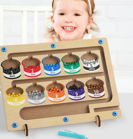 ColourMaze - Magnetic Colour And Number Maze