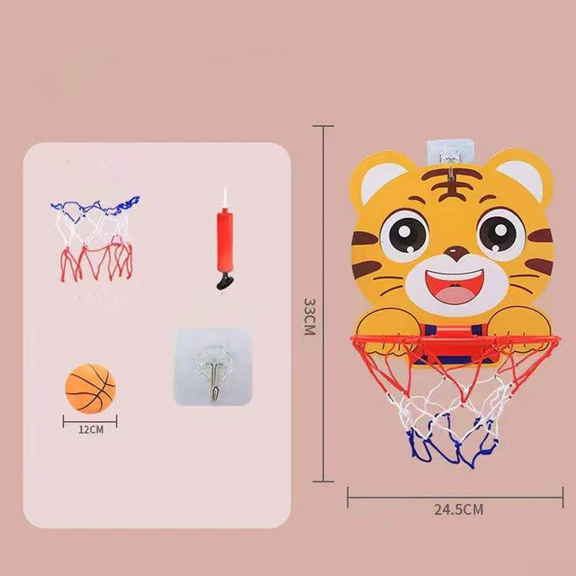 Mini Basketball Hoop Stand With Ring Toss