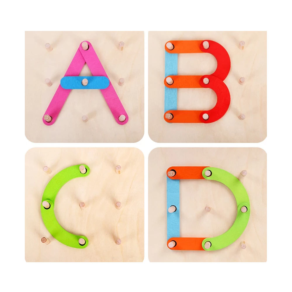 Wooden Shape Construction Activity Set - Small