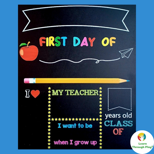First and Last Day of School Chalkboard