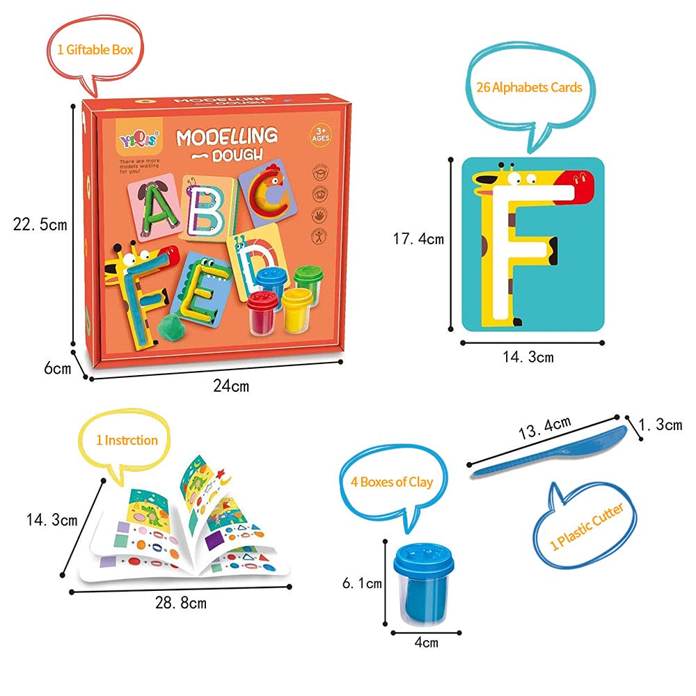 Alphabet Modelling Dough Set