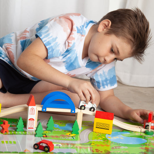 Railway Overpass Set - Car Track Set