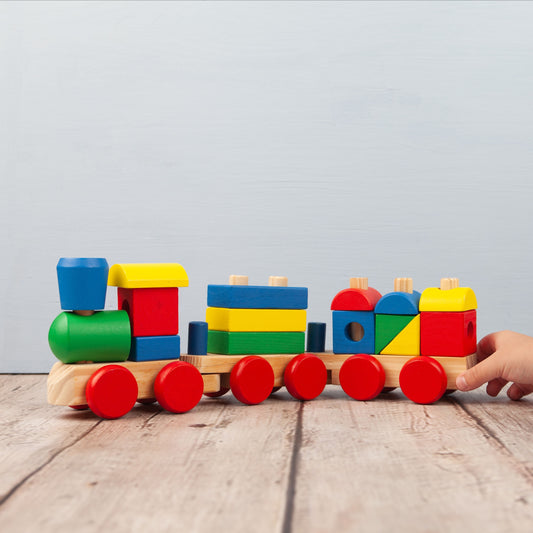 Wooden Stacking Train