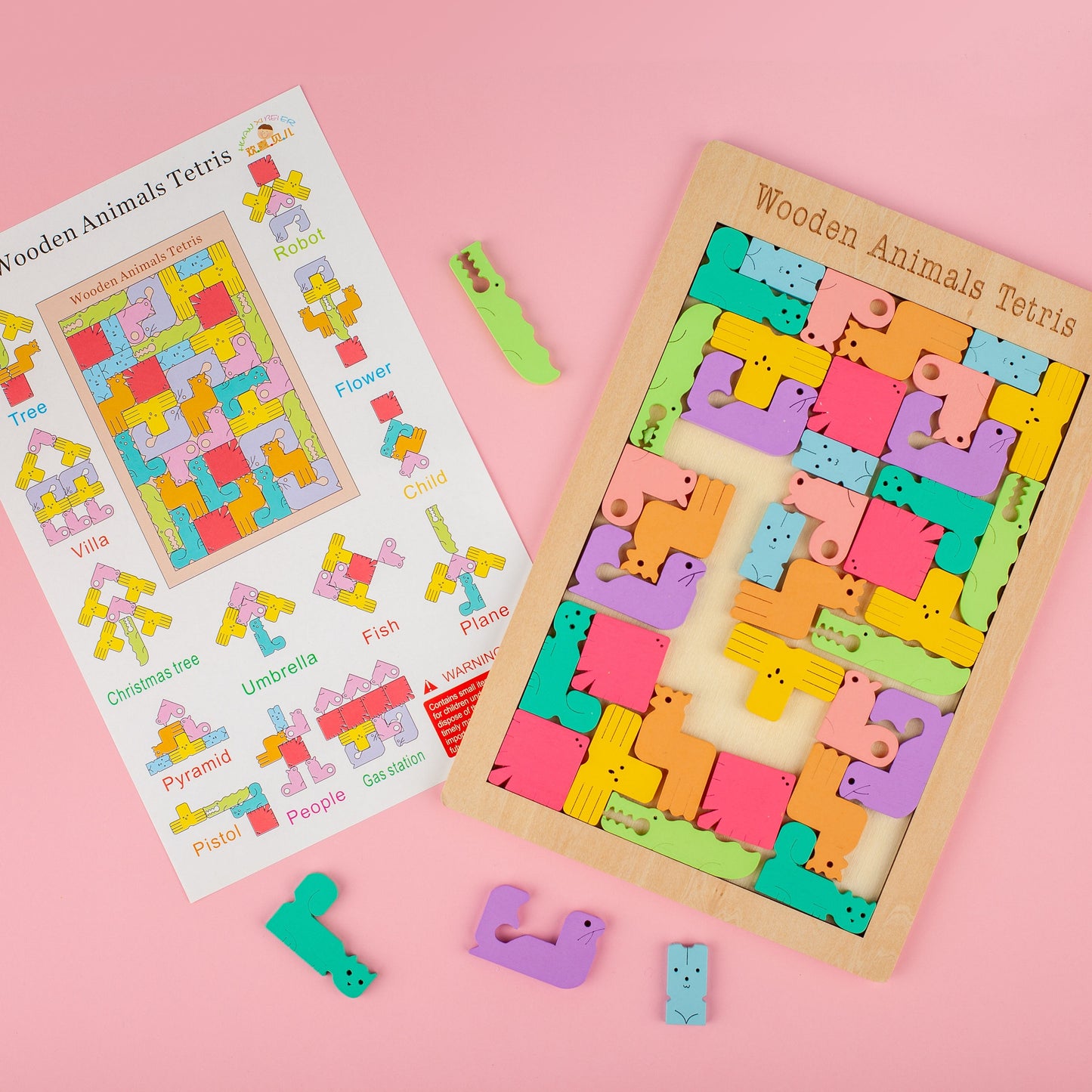 Animal Tetris Puzzle