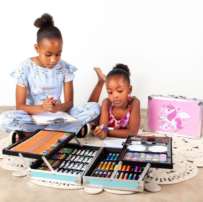 145 Piece Art Case - Unicorn