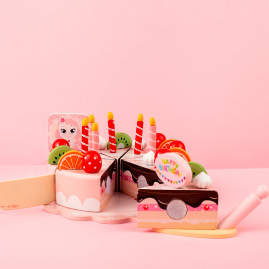 Wooden Celebration Cake