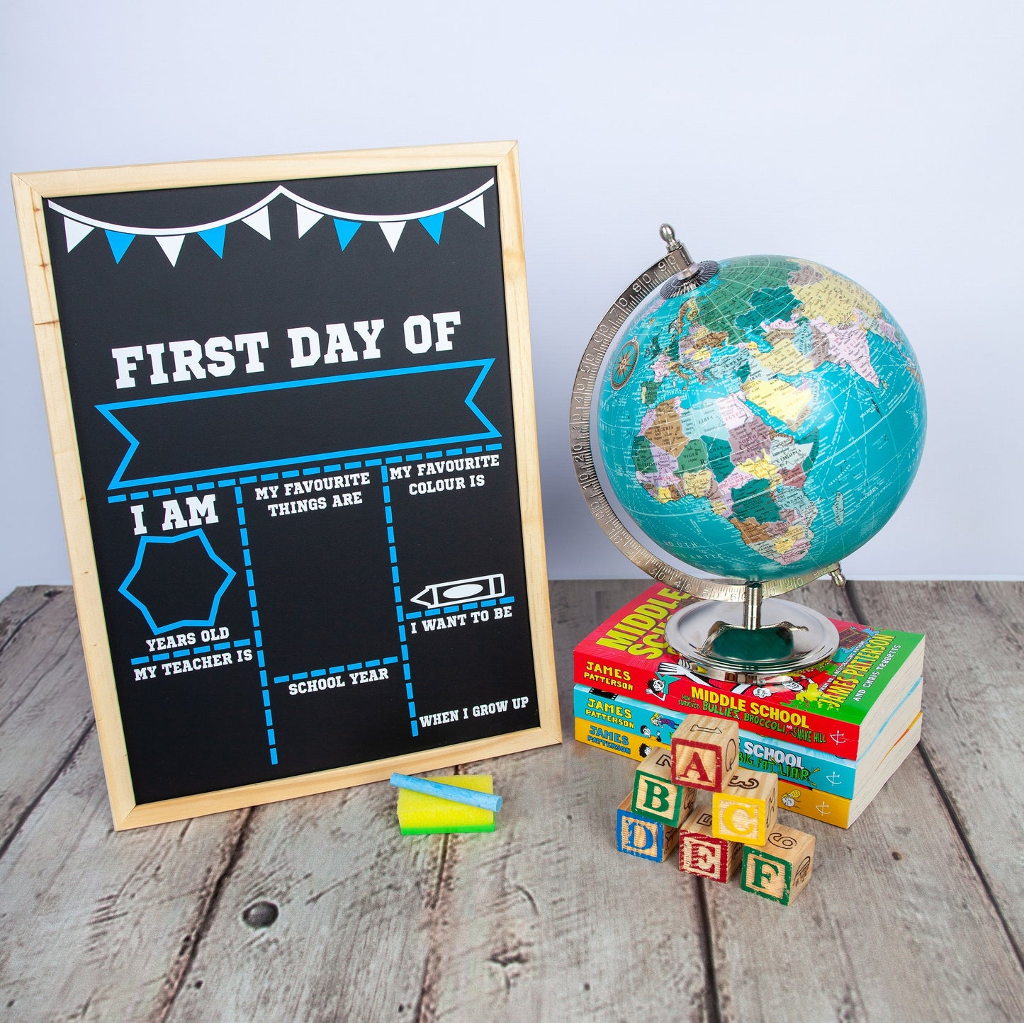 First Day Of School Board - English