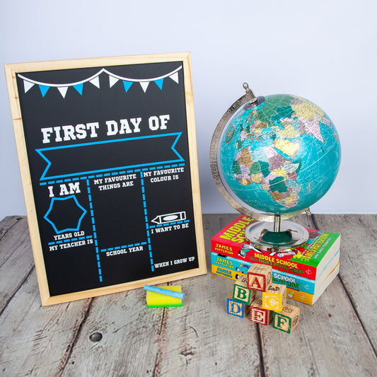 First Day Of School Board - English
