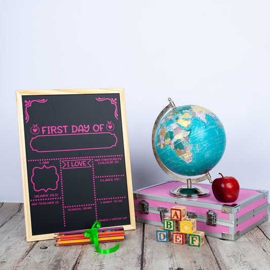 First Day Of School Board - English