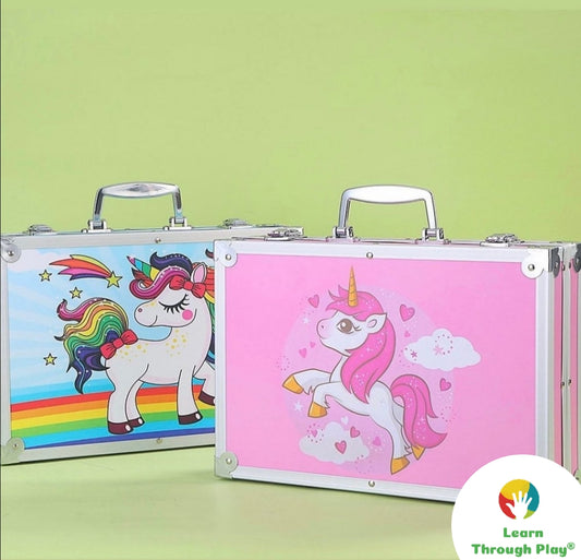 145 Piece Art Case - Unicorn