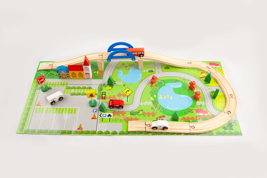 Railway Overpass Set - Car Track Set