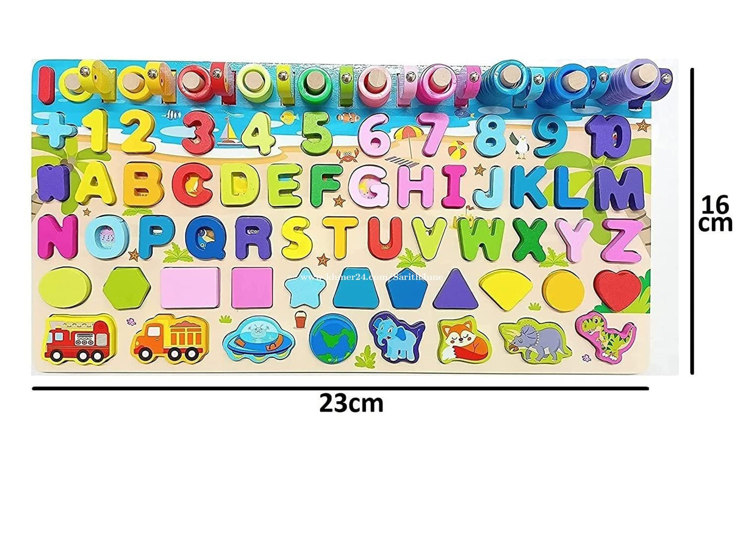 6 in 1 Logarithmic Board