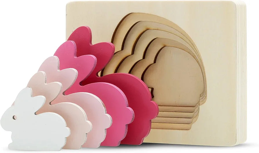 Montessori Wooden Multi-layer Puzzles