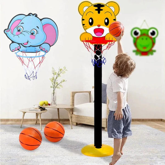 Mini Basketball Hoop Stand With Ring Toss