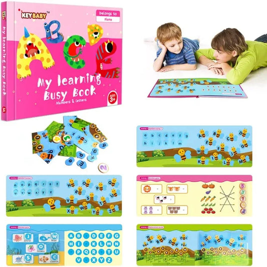 My Learning Busy Book - Numbers and Letters