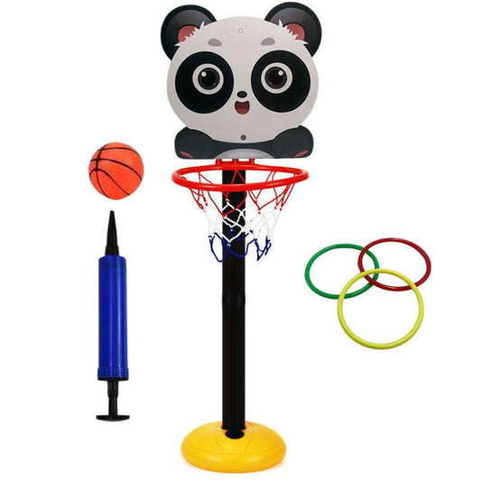 Mini Basketball Hoop Stand With Ring Toss