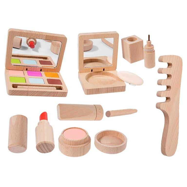 Wooden Cosmetic Set