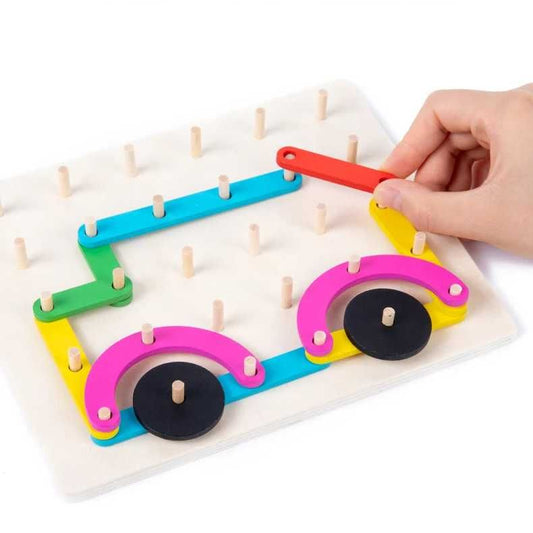 Wooden Shape Construction Activity Set - Big