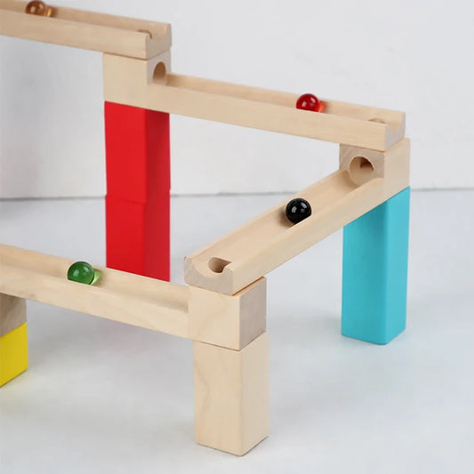 Wooden Marble Run