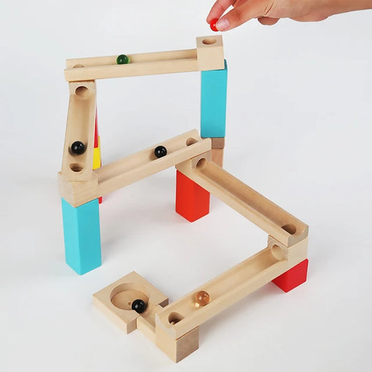 Wooden Marble Run