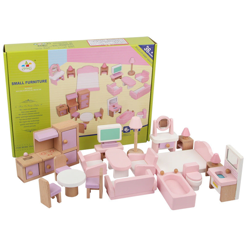 Dollhouse Furniture Set - Wooden