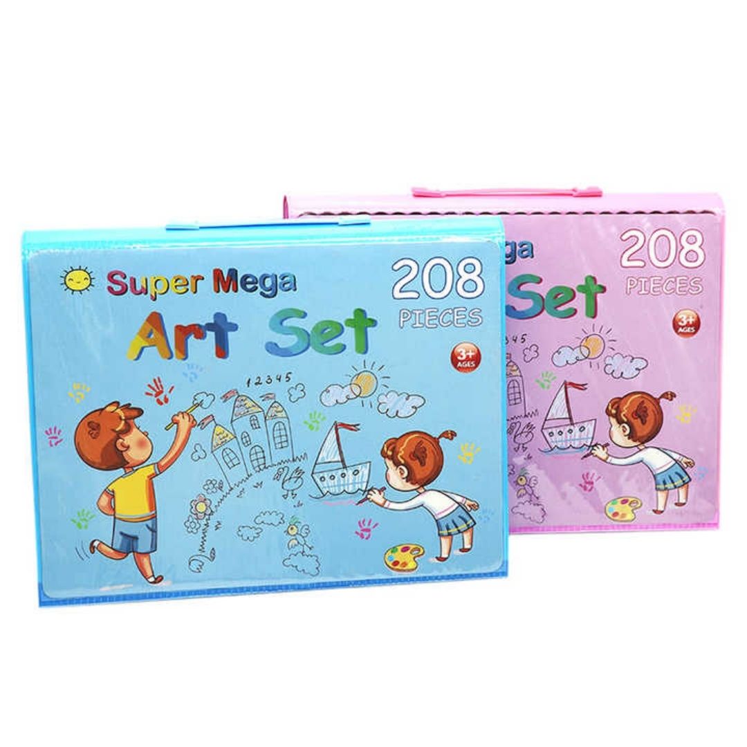208 Piece Super Mega Art Set