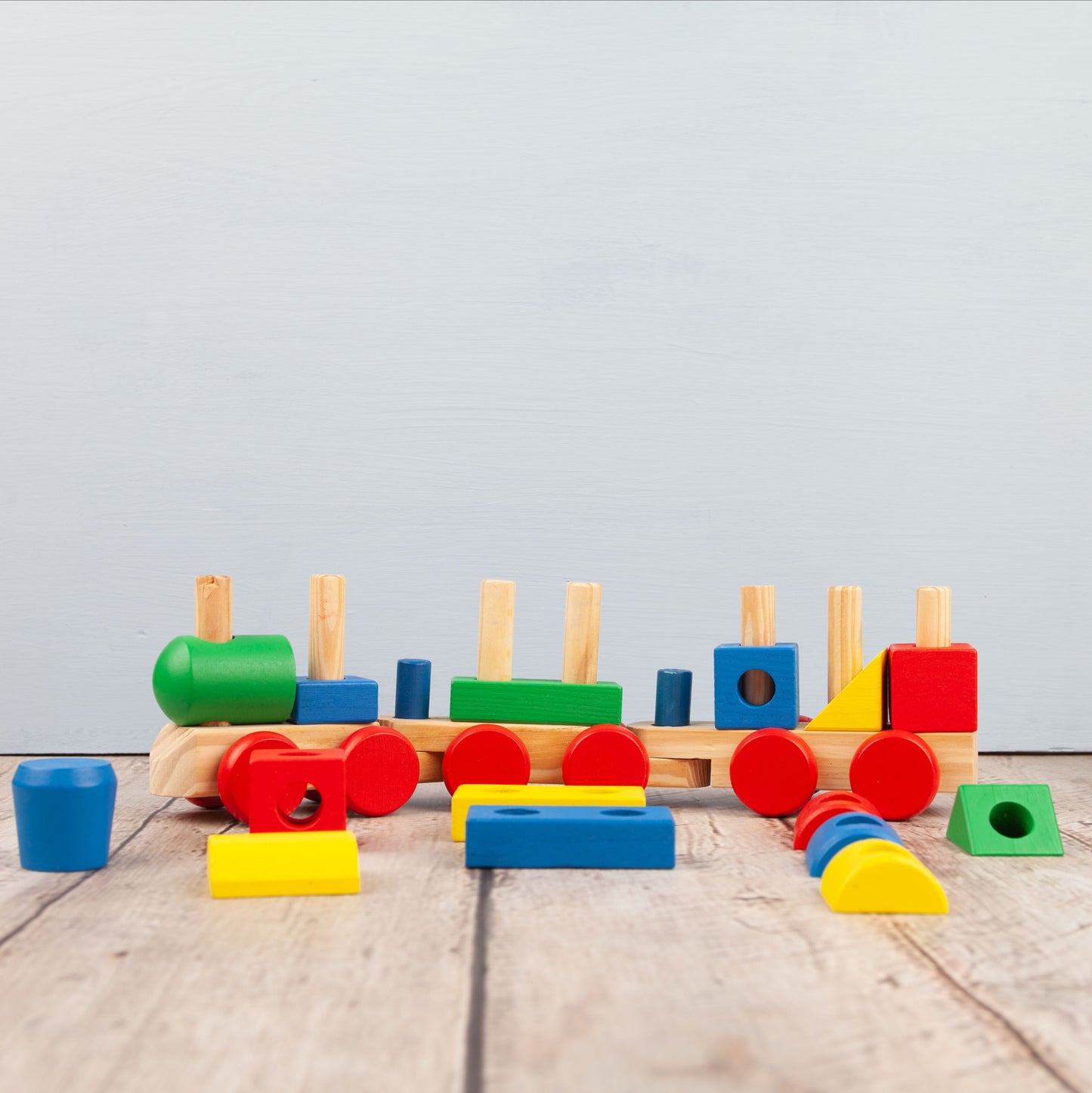 Wooden Stacking Train