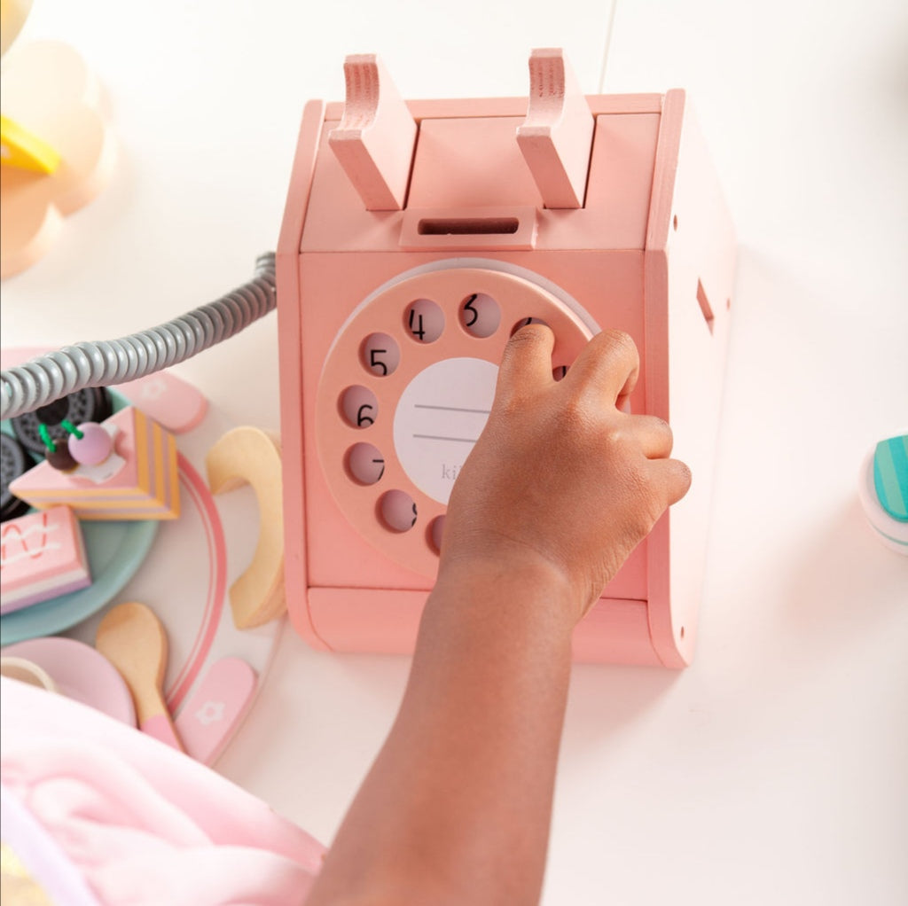 Retro Wooden Telephone