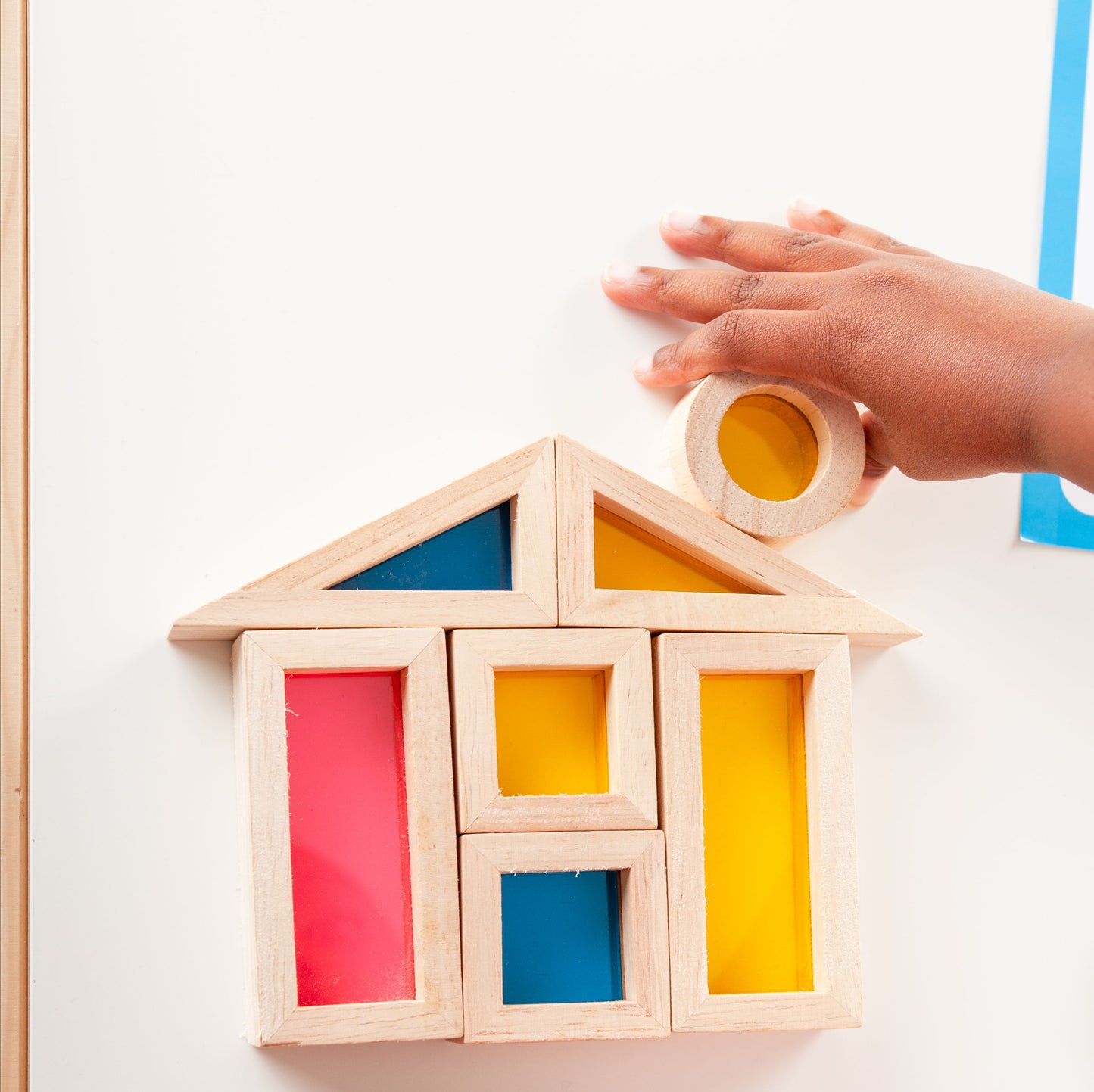 Wooden Rainbow Blocks