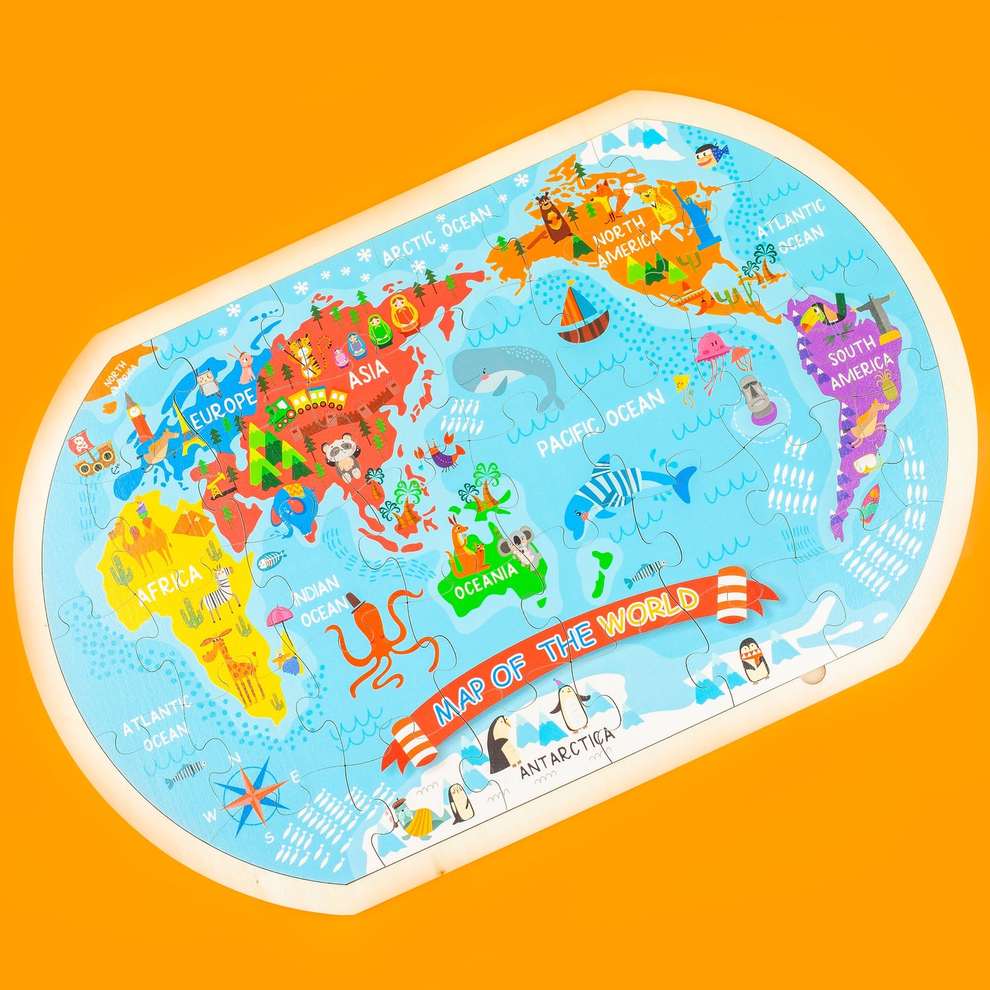 World Map Puzzle