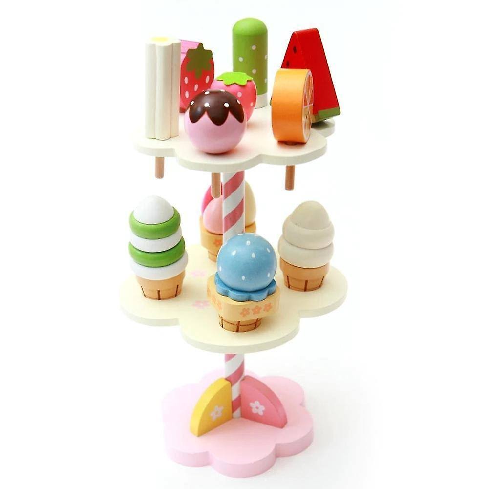 Wooden Magnetic Ice Cream Stand